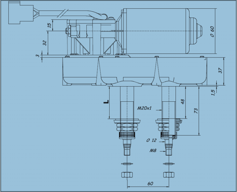 DOGA 111 Series Wiper Motors, Arms & Blades – WIPERS CAES – CUSTOM